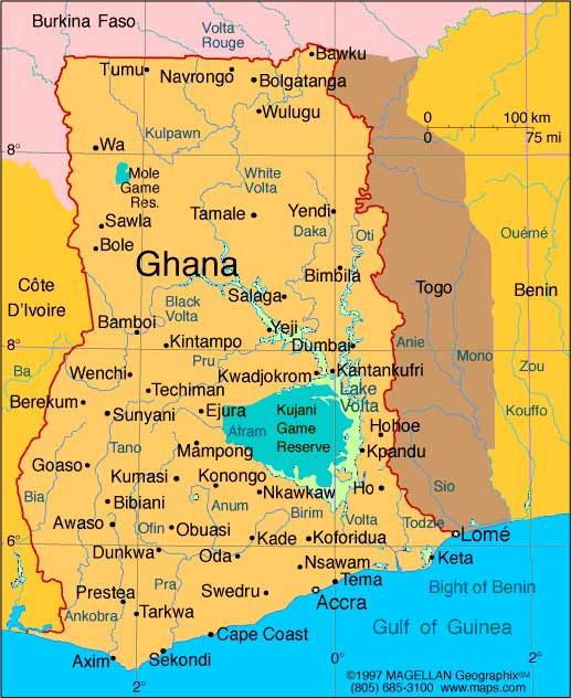 Land Size Of Ghana